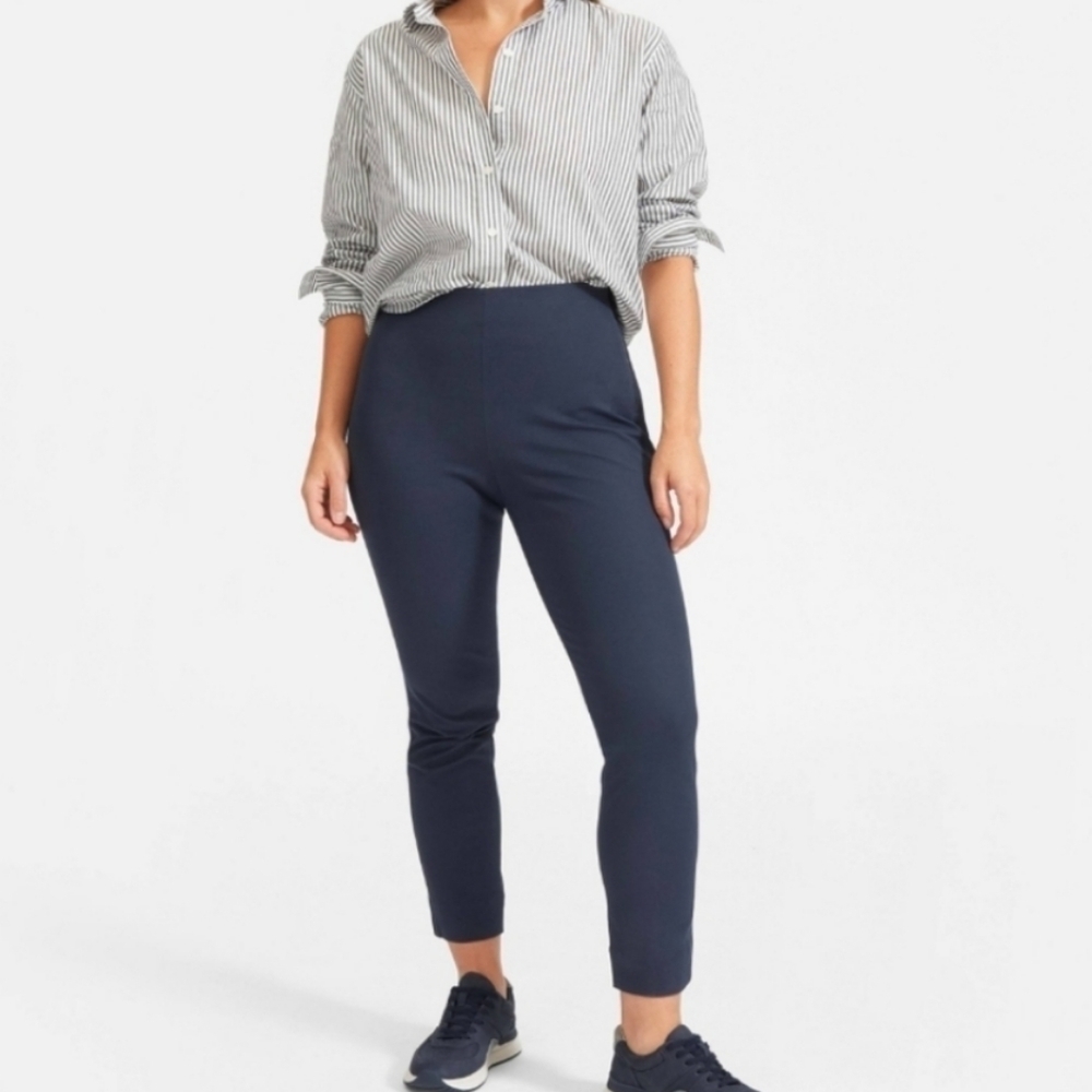 Everlane Slate Grey Side Zip Work Pants 8